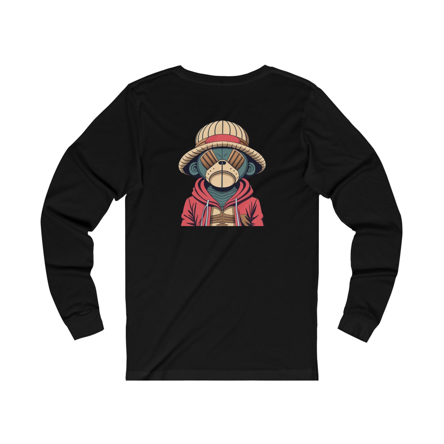 Luffy X Kaws Unisex Jersey Long Sleeve Tee