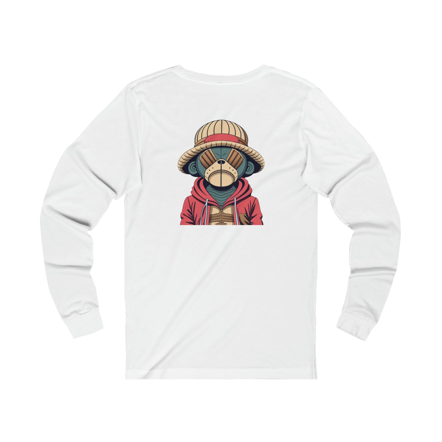 Luffy X Kaws Unisex Jersey Long Sleeve Tee