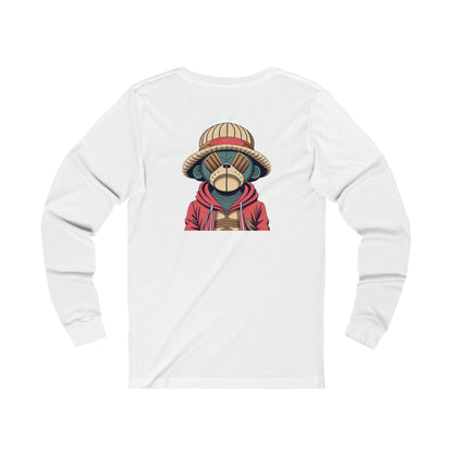 Luffy X Kaws Unisex Jersey Long Sleeve Tee