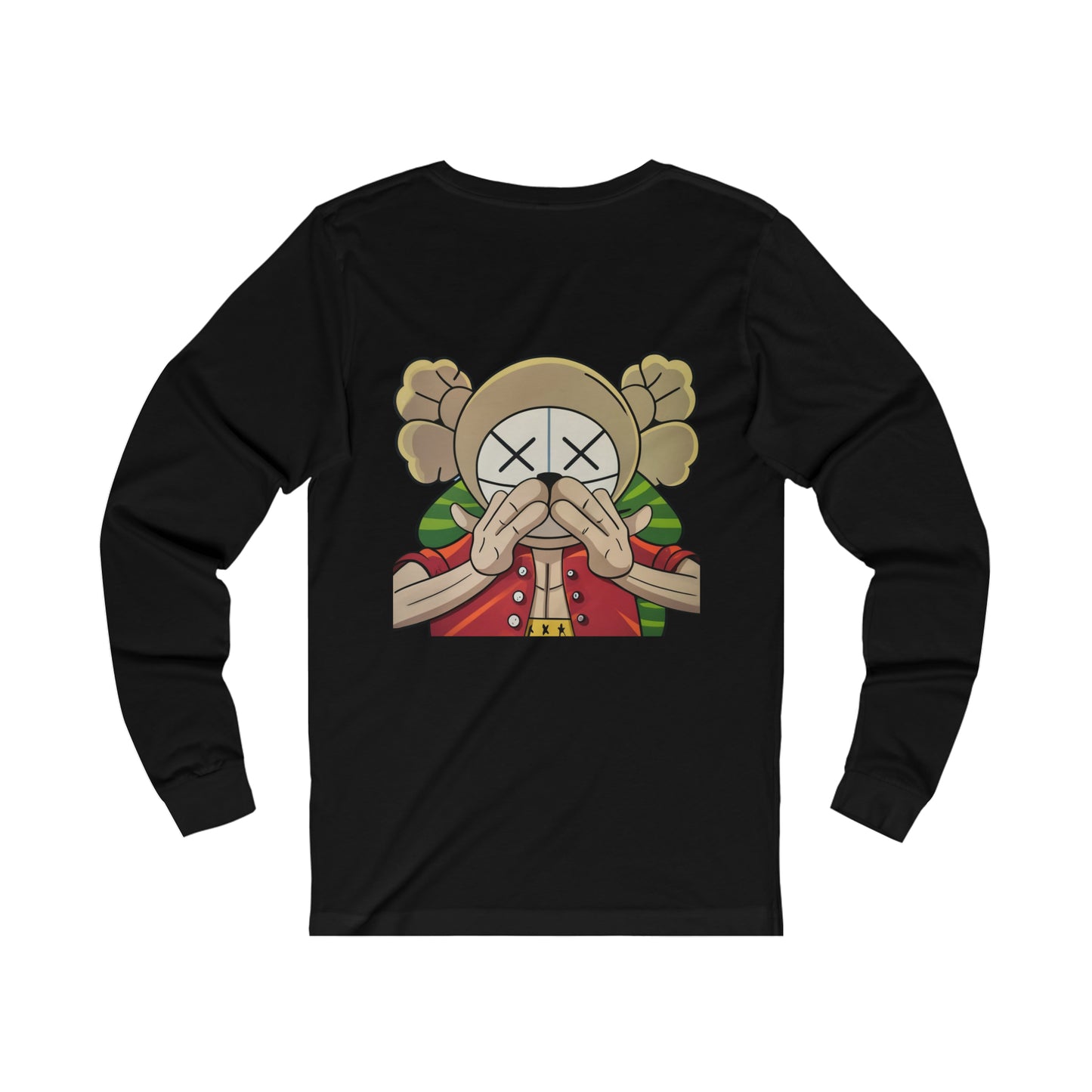 Speak No Luffy X Kaws Unisex Jersey Long Sleeve Tee