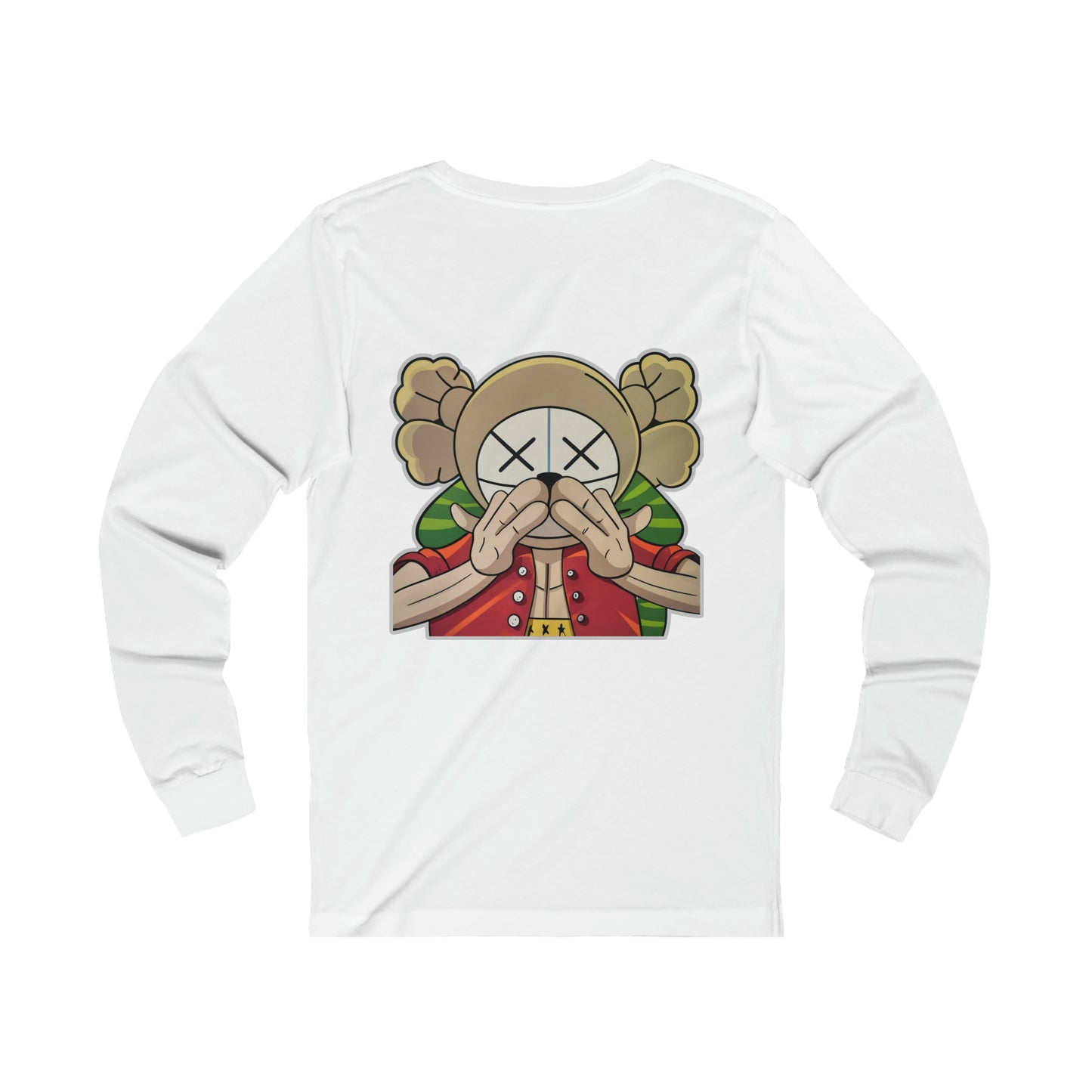 Speak No Luffy X Kaws Unisex Jersey Long Sleeve Tee