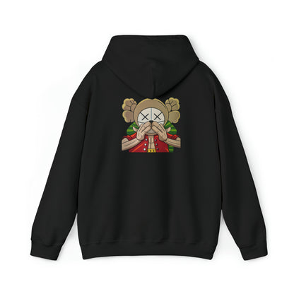 Speak No Luffy X Kaws Unisex Heavy Blend™ Hooded Sweatshirt