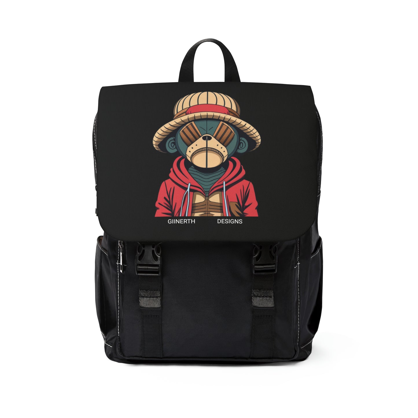 Luffy X Kaws Unisex Casual Shoulder Backpack